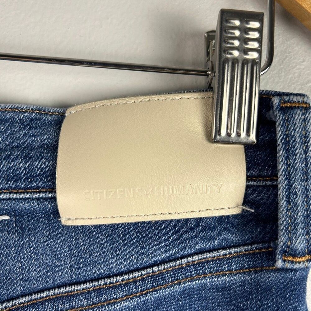 Citizens Of Humanity Palma Straight Raw Hem Jean in Ambry - Picture 8 of 10